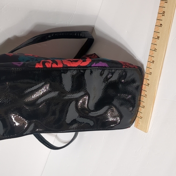 Betsey Johnson Floral black purse red 🌹 - Picture 8 of 9